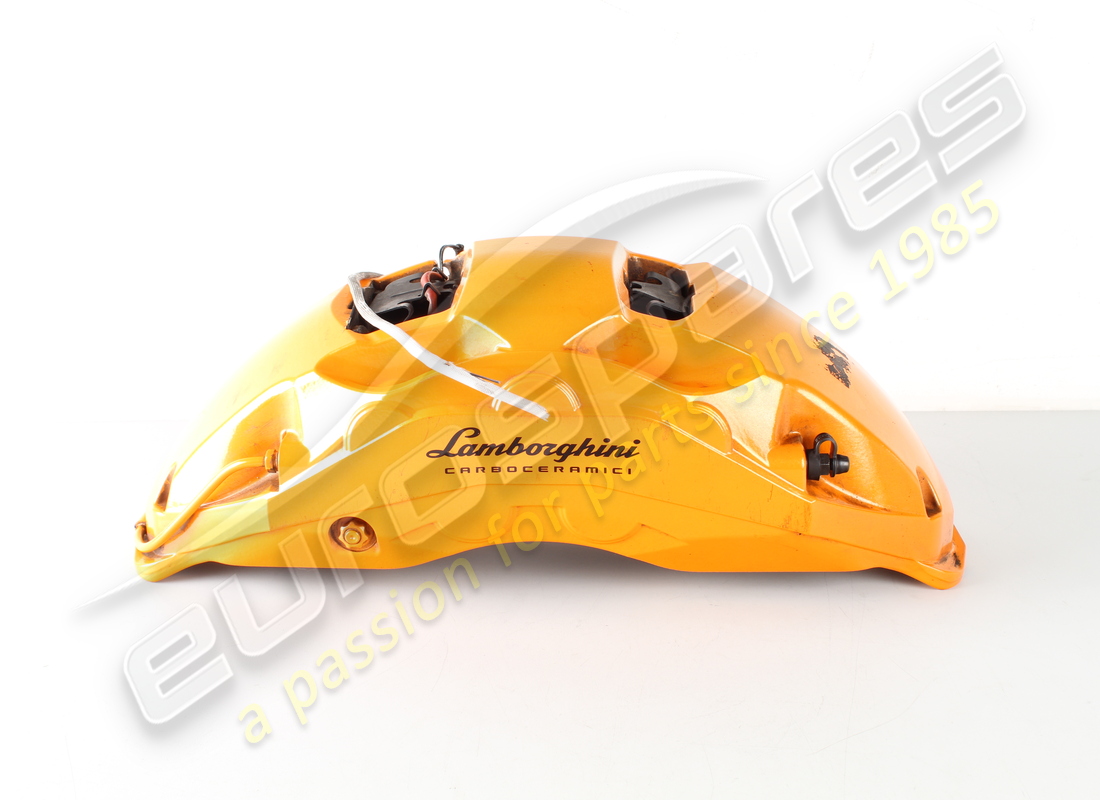 GEBRAUCHTER LAMBORGHINI BREMSSATTEL 21 KERAMIK 10K. TEILENUMMER 4M0615106KM (1) gebrauchter lamborghini bremssattel 21 keramik 10k. teilenummer 4m0615106km (1)
