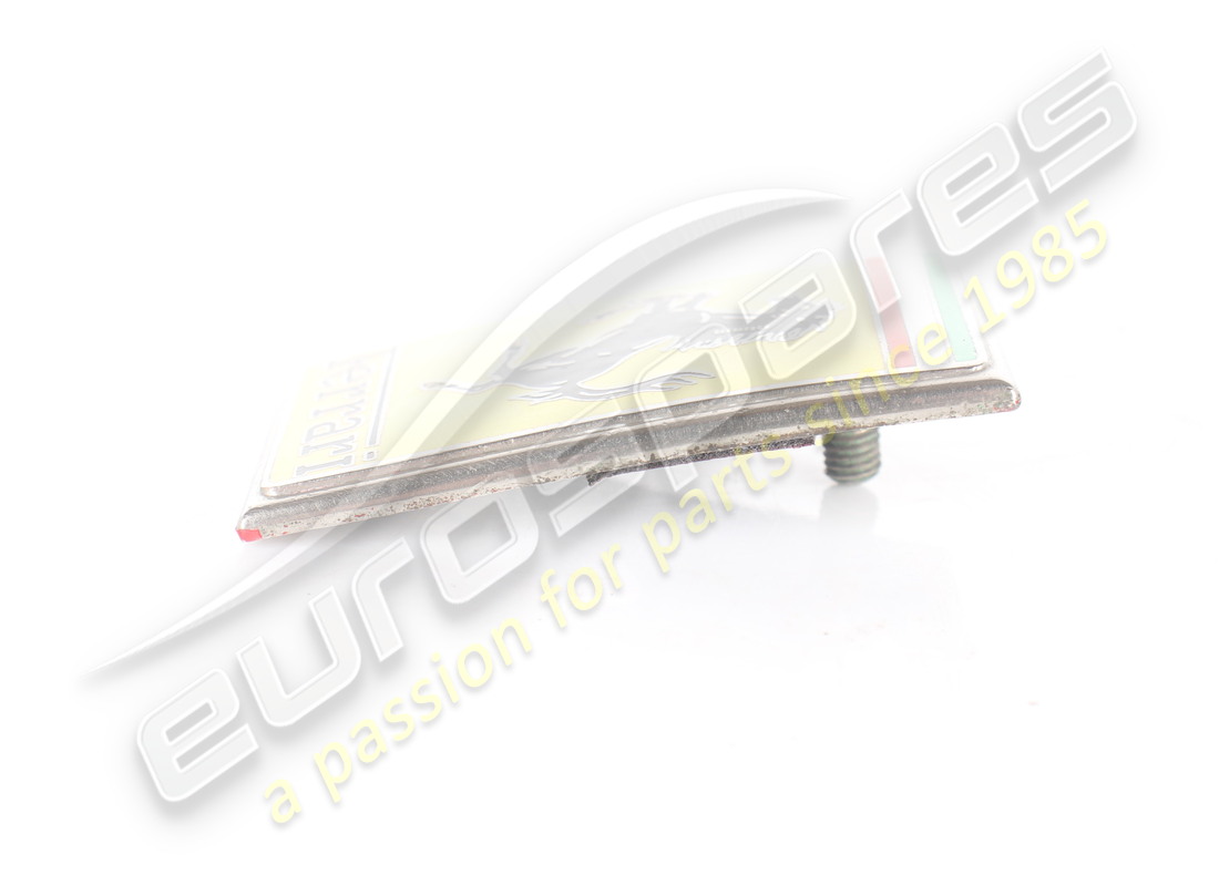 DAMAGED FERRARI STICKER EMBLEM. PART NUMBER 60795400 (2) damaged ferrari sticker emblem. part number 60795400 (2)