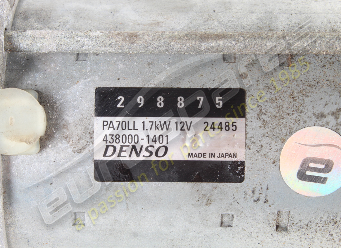 gebrauchter ferrari anlassermotor. teilenummer 298875 (6)