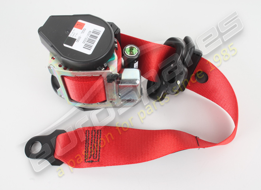 neu porsche drei-punkt-sicherheitsgurtschutz rot (pors. teilenummer 98780303306n13 (1)