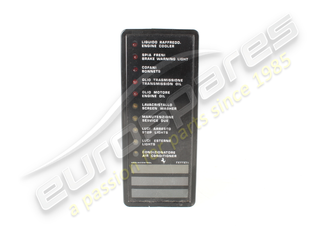 GEBRAUCHT Ferrari BEDIENFELD PRÜFEN. TEILENUMMER 60920600 (1)