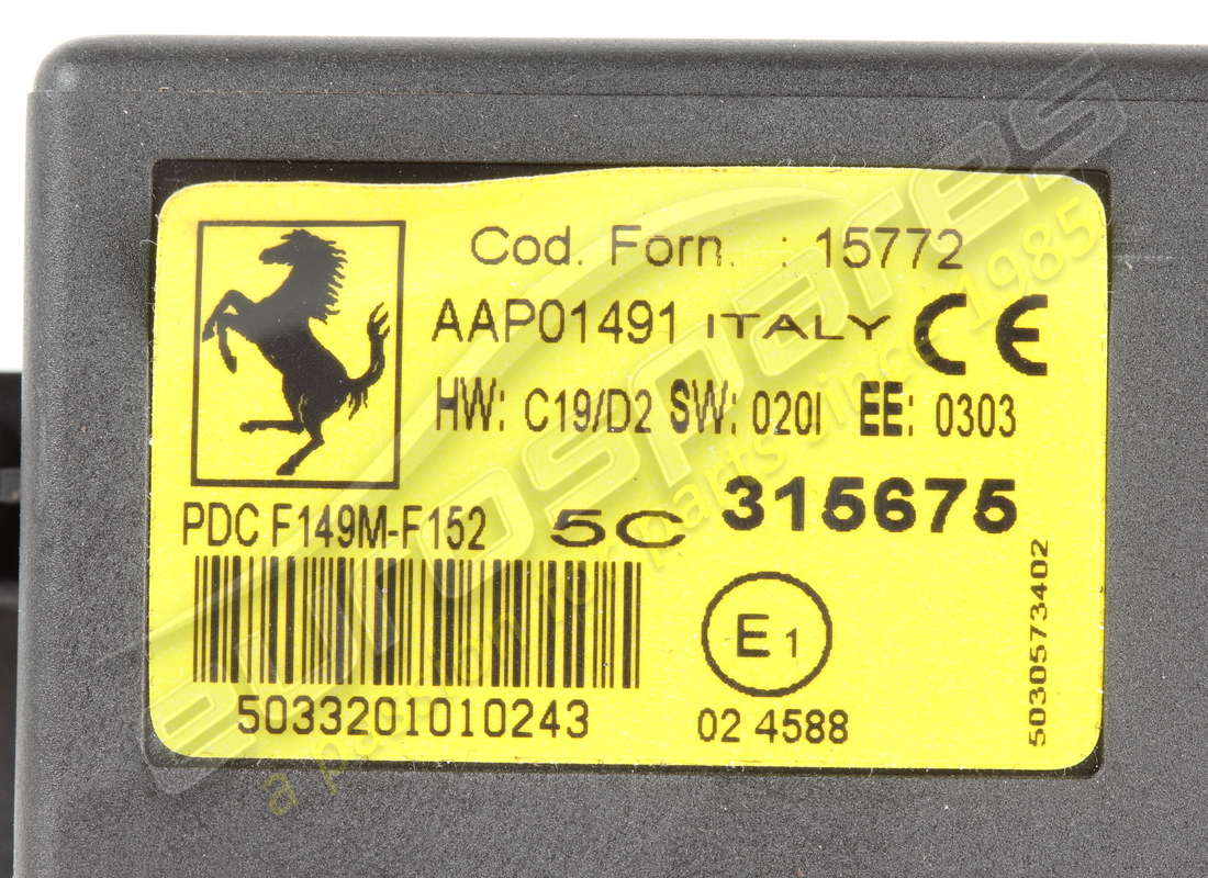 gebraucht ferrari parksensorknoten-ecu. teilenummer 315675 (2)