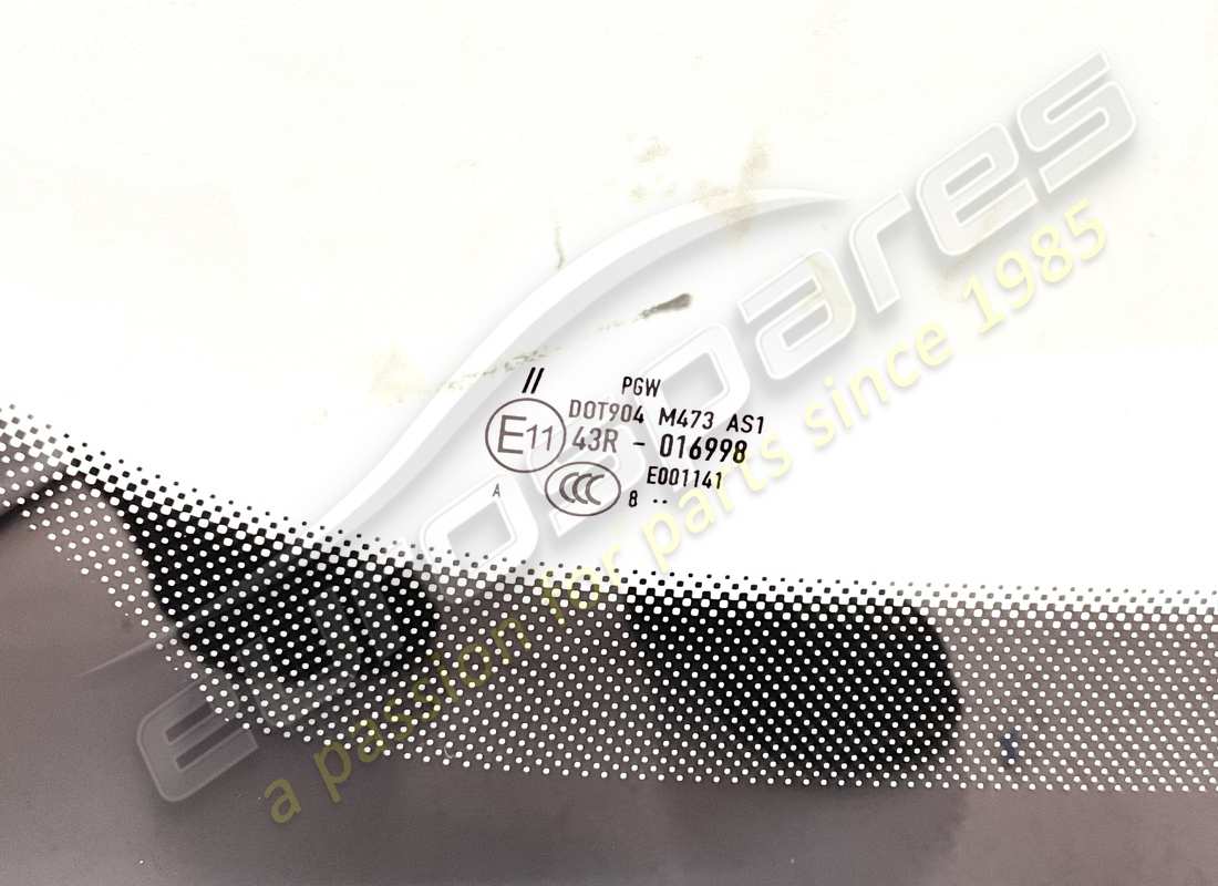 neues lamborghini windschutzscheibenglas. teilenummer 4ml845099b0p0 (2)