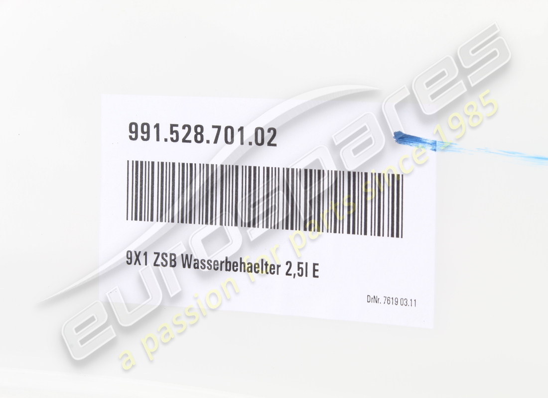 neuer porsche flüssigkeitsbehälter. teilenummer 99152870102 (3)
