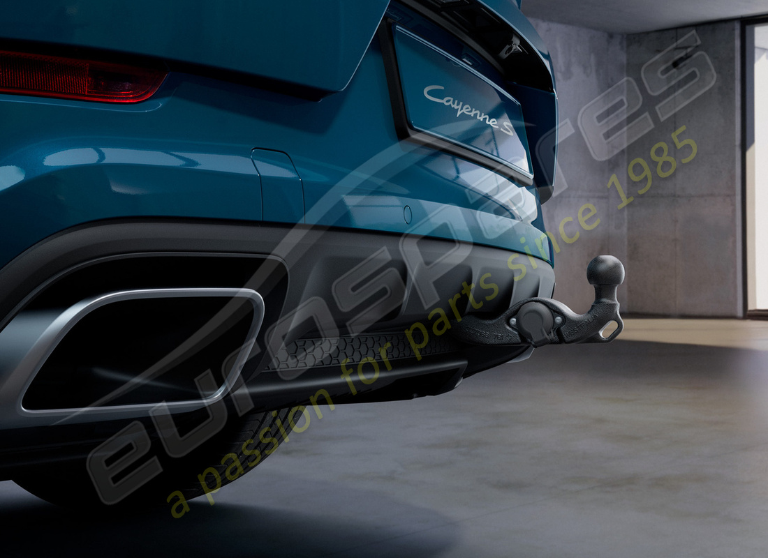 neu porsche elektrisch ausfahrbare anhängerkupplung. teilenummer 9y004484007 (2)