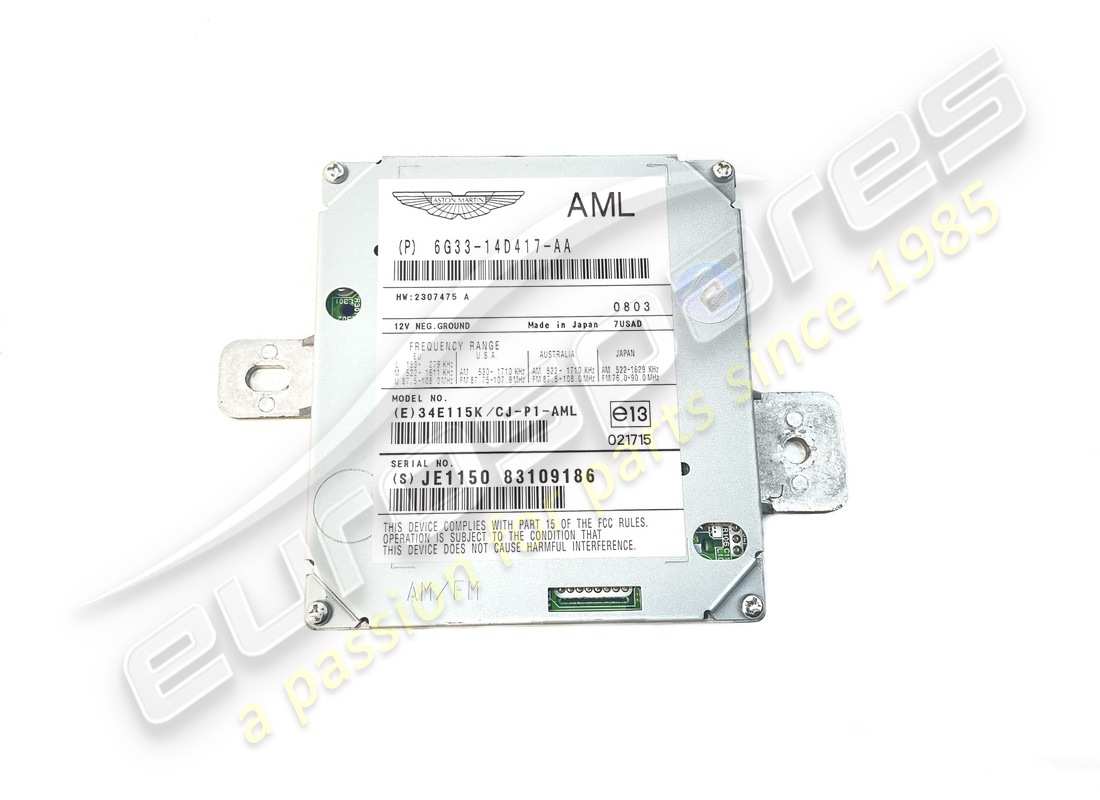verwendeter aston martin tuner, am fm. teilenummer 6g3314d417aa (1)