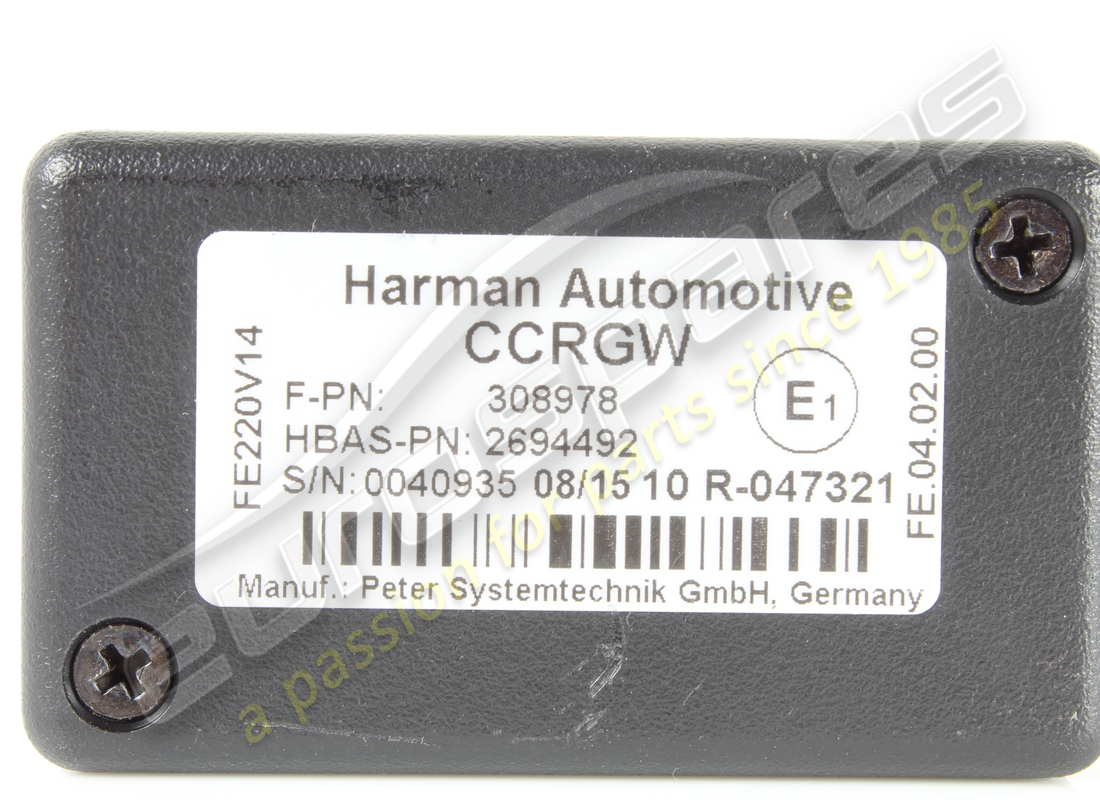 gebrauchte ferrari dosenbox. teilenummer 308978 (2)