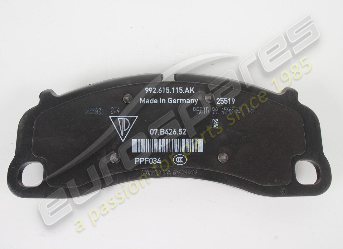 neuer porsche 1 satz bremsbeläge für scheibenbremse. teilenummer 992698151h (2)