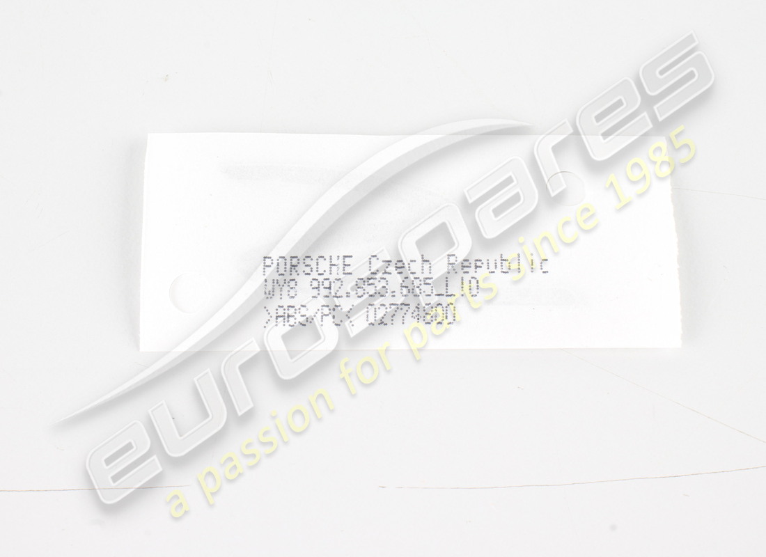 neu porsche inschrift silber. teilenummer 992853685li0 (2)