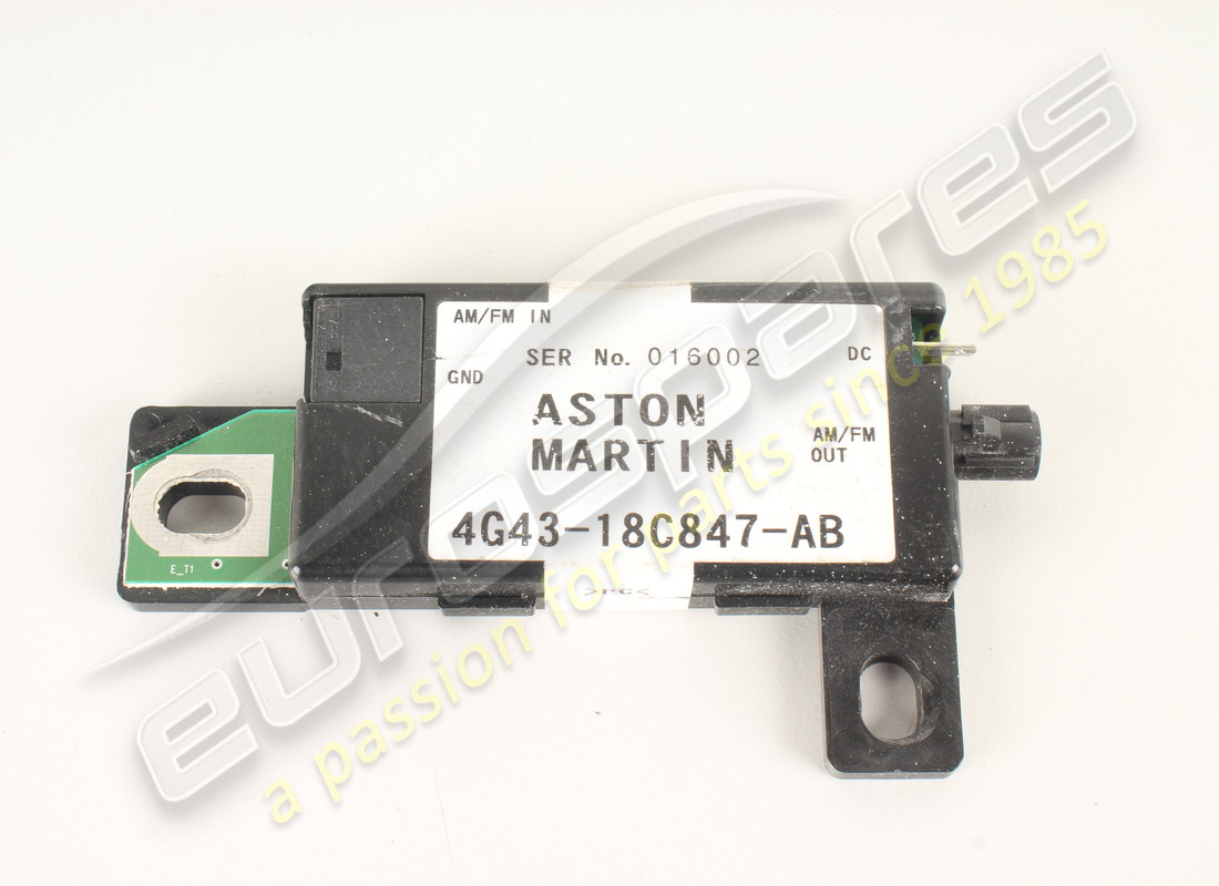 gebrauchte aston martin antenne, verstärkerbaugruppe. teilenummer 4g4318c847ab (1)