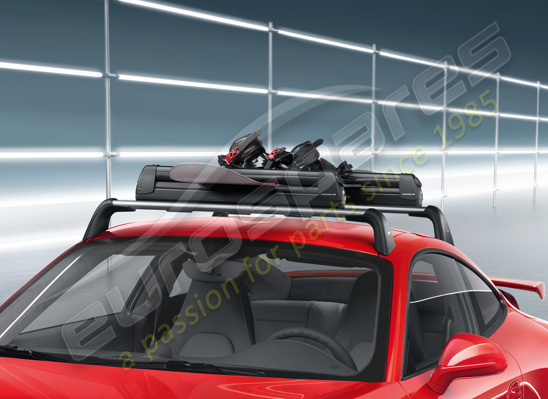 neuer porsche skiträger/snowboardhalter. teilenummer 95b044830 (4)