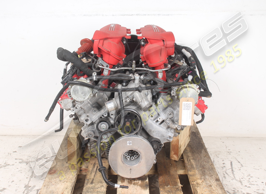 gebraucht ferrari 488 kompletter motor. teilenummer 754023000 (3)