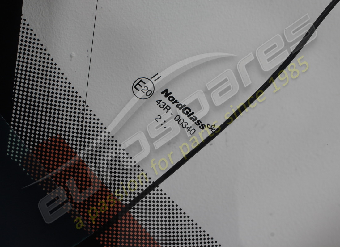 neu eurospares windschutzscheibe testarossa rechts 512tr & seitenantenne. teilenummer 61510900 (2)