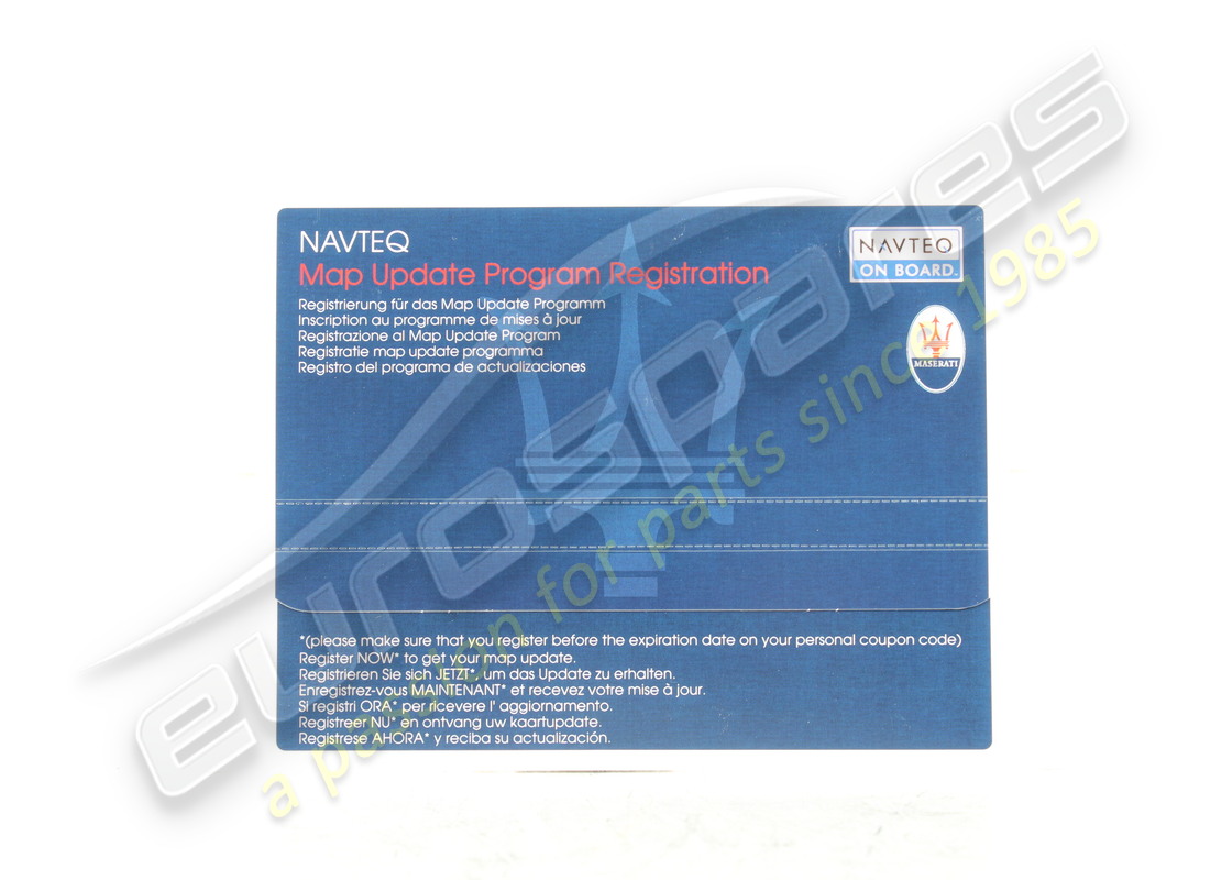 neues maserati maserati map europe update kit. teilenummer 920002338 (2)