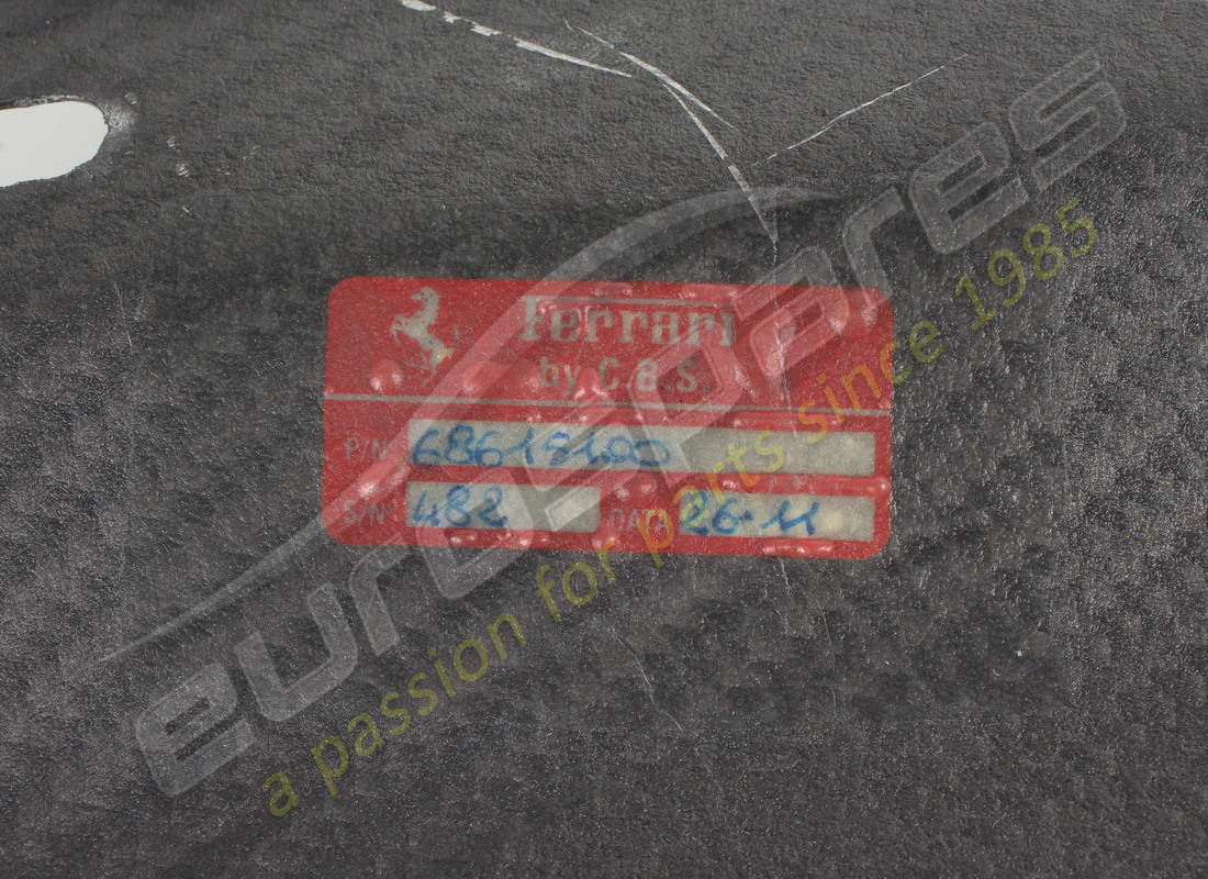 neu ferrari rechts hintere wand - carbonscheibe. teilenummer 68615000 (6)