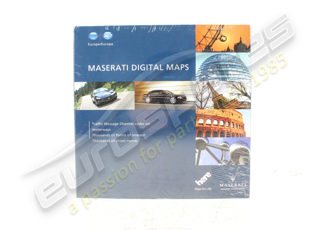 neue maserati navigationskarte - europaversion. teilenummer 940000046 (1)