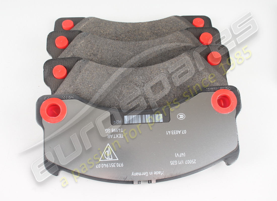 neu porsche 1 satz von bremsbelagsatz für scheibenbremse. teilenummer 97035194907 (1)