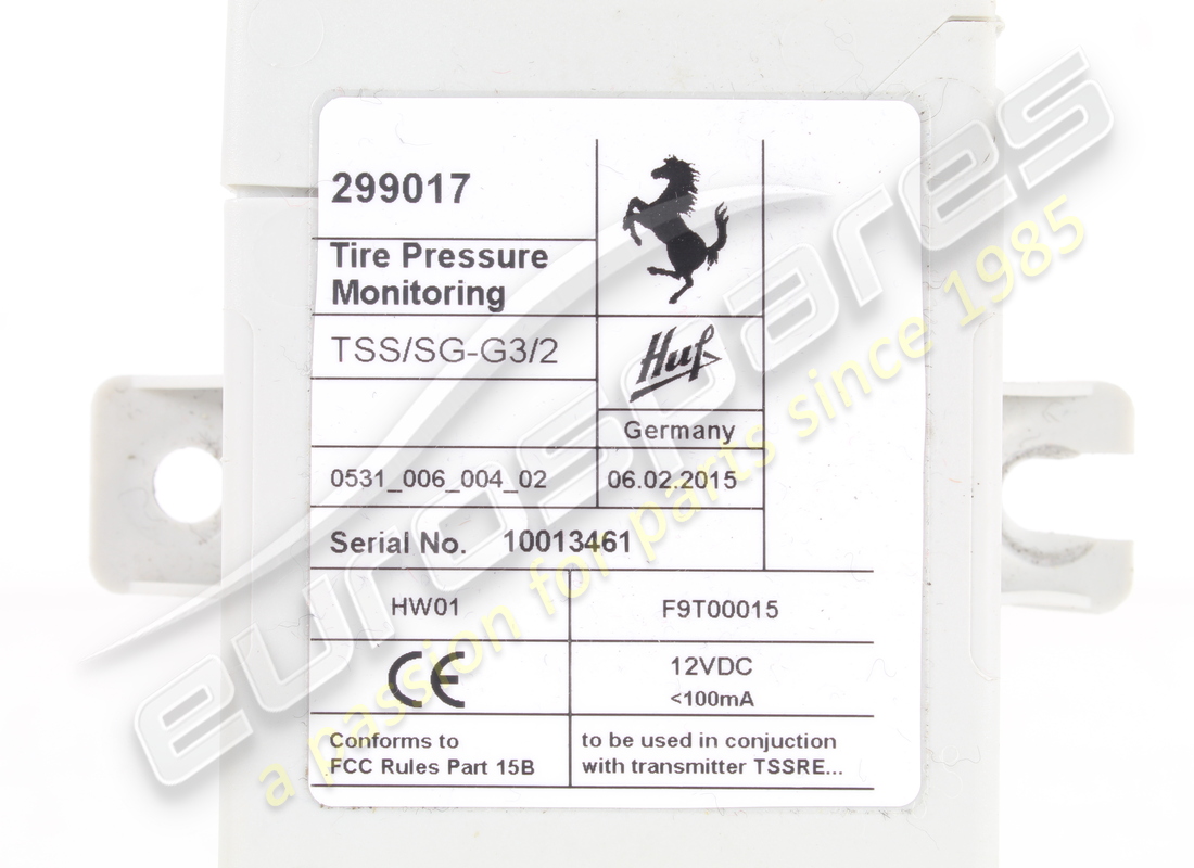 gebraucht ferrari tpms ecu. teilenummer 299017 (2)