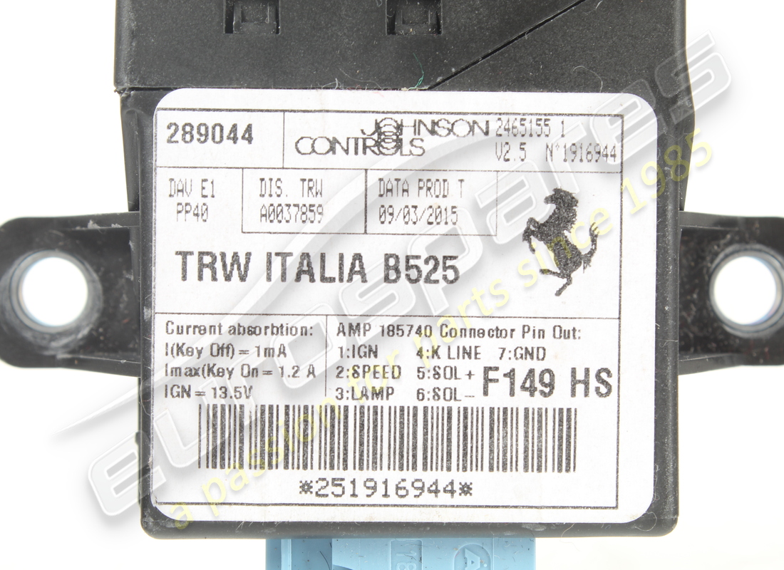 gebrauchte ferrari hydraulische lenksteuerung e. teilenummer 289044 (2)