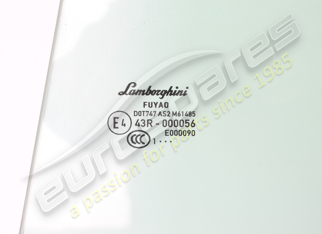 gebraucht lamborghini türfenster, hinten. teilenummer 4ml845205a (2)
