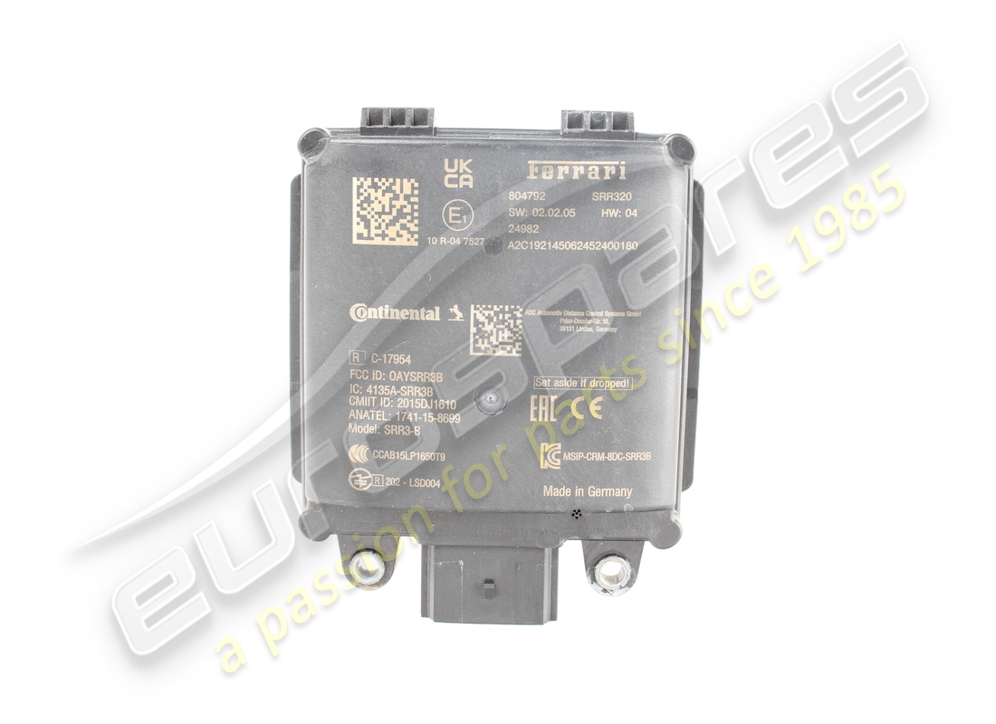 USED FERRARI REAR RADAR . PART NUMBER 804792 (1)