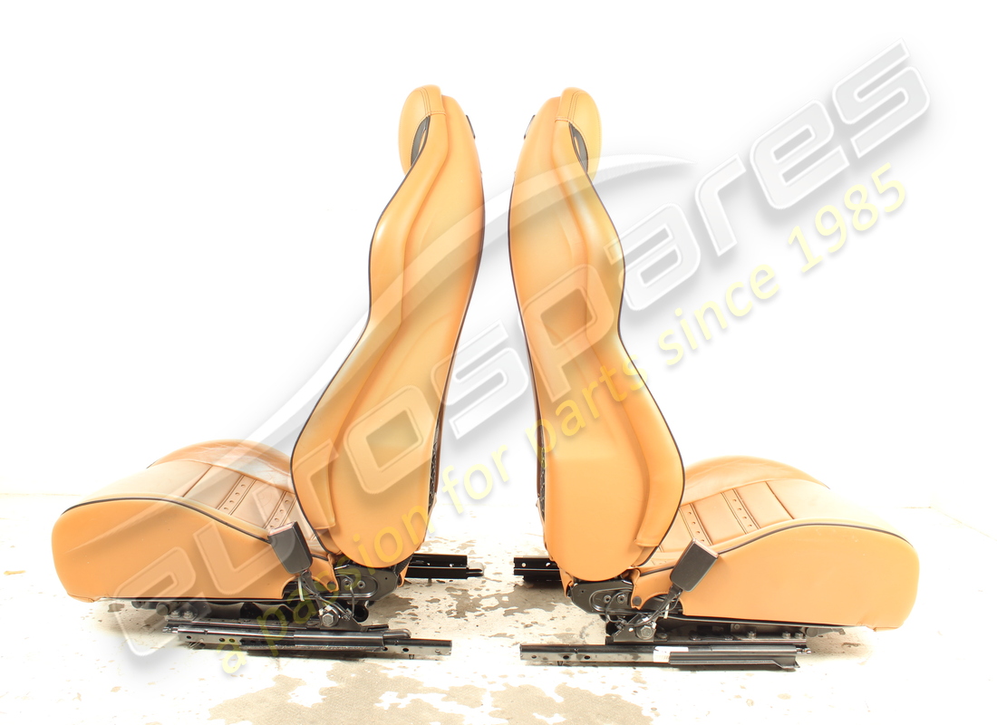 gebrauchtes eurospares komplettes sitzset vorne & hinten (cuioio-leder mit schwarzen nähten). teilenummer eap1566195 (13)