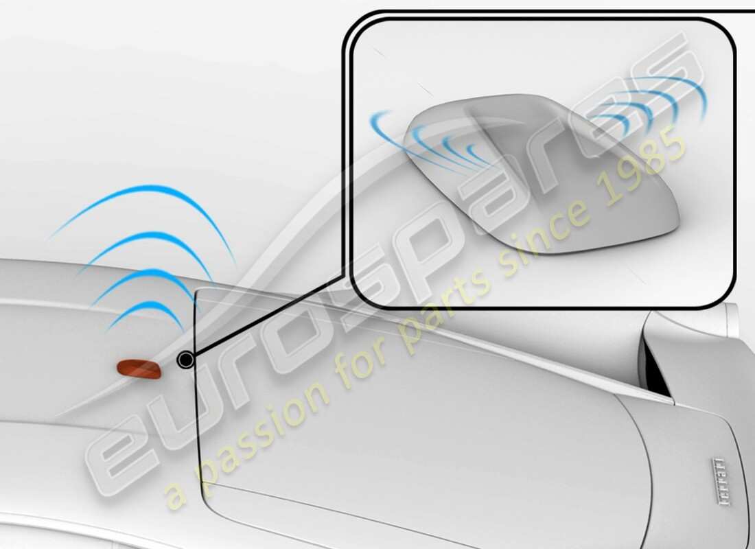 neues ferrari satellitenantennen-kit (sdars). teilenummer 70003020 (1)