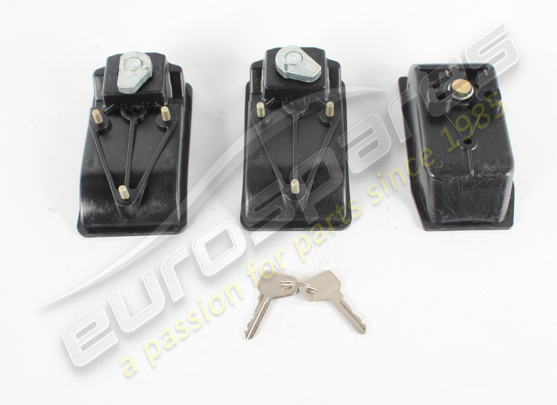NEUE EUROSPARES SCHLOSS-SÄTZE (SCHWARZ). TEILENUMMER 40354003A (2) neue eurospares schloss-sätze (schwarz). teilenummer 40354003a (2)