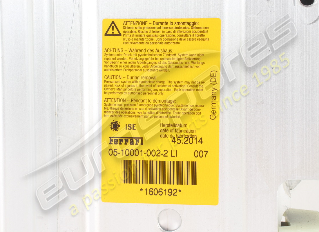 gebraucht ferrari überrollbügel. teilenummer 69905000 (5)