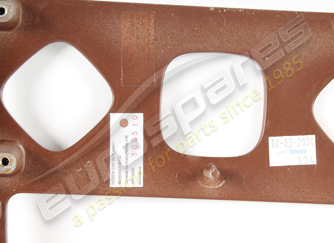gebrauchte maserati armaturenbrett-mittelkonsole (mahagoni 09407549). teilenummer 981336680 (5)