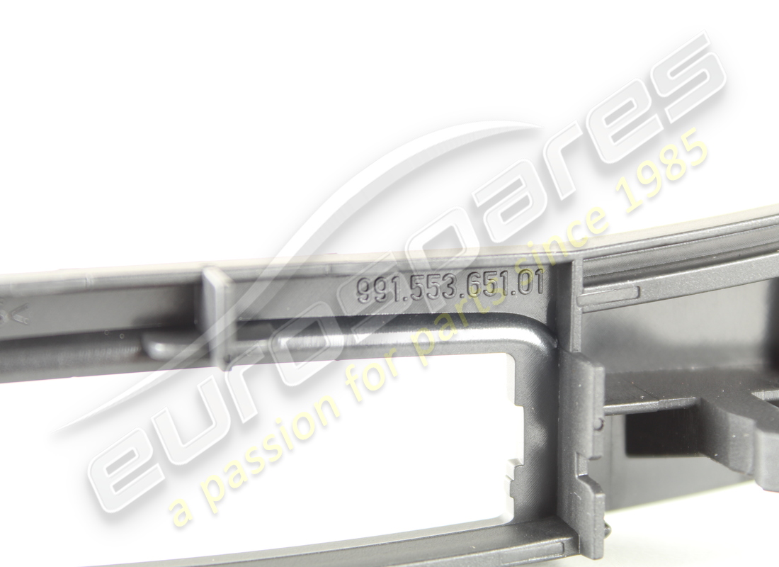 neu porsche zierleiste mit schriftzug (pr:487) mattschwarz. teilenummer 99155365101a05 (3)
