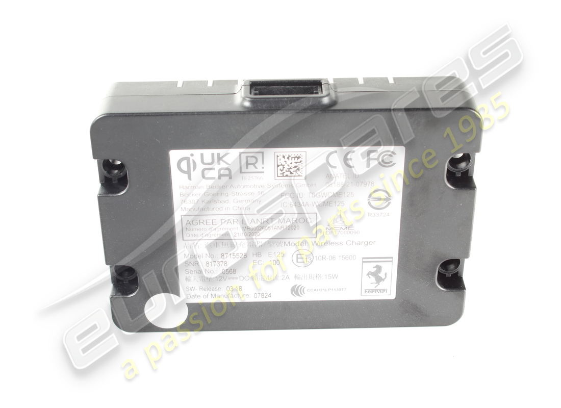 GEBRAUCHTES Ferrari KABELLOSES FRONT-LADEGERÄT. TEILENUMMER 817378 (1)