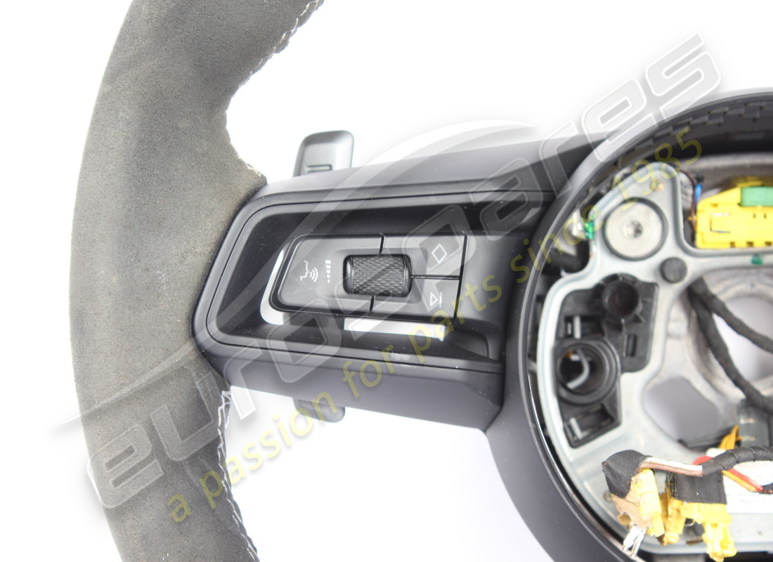 gebraucht porsche multifunktionslenkrad schwarz/silber. teilenummer 9gt419091brqa0 (5)