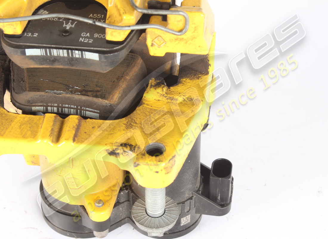 gebraucht maserati hinterer rechter bremssattel gelb. teilenummer 673013278 (3)
