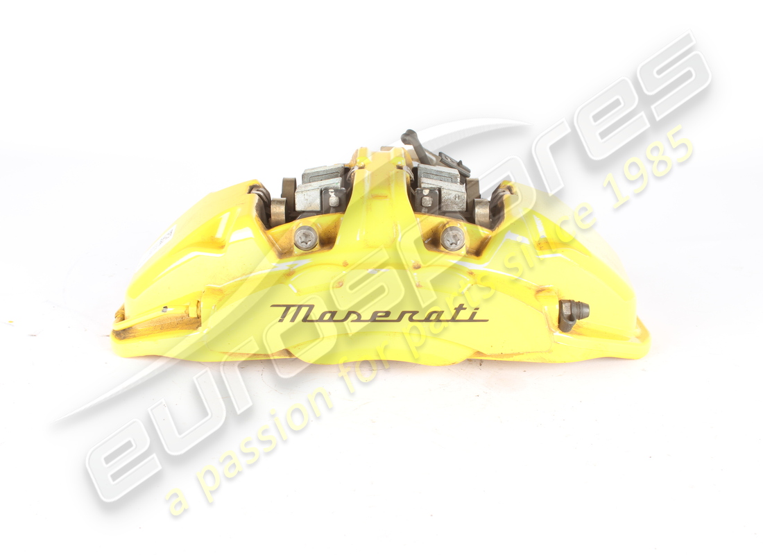 GEBRAUCHT Maserati VORDERER RECHTER BREMSSATTEL GELB. TEILENUMMER 670214639 (1)