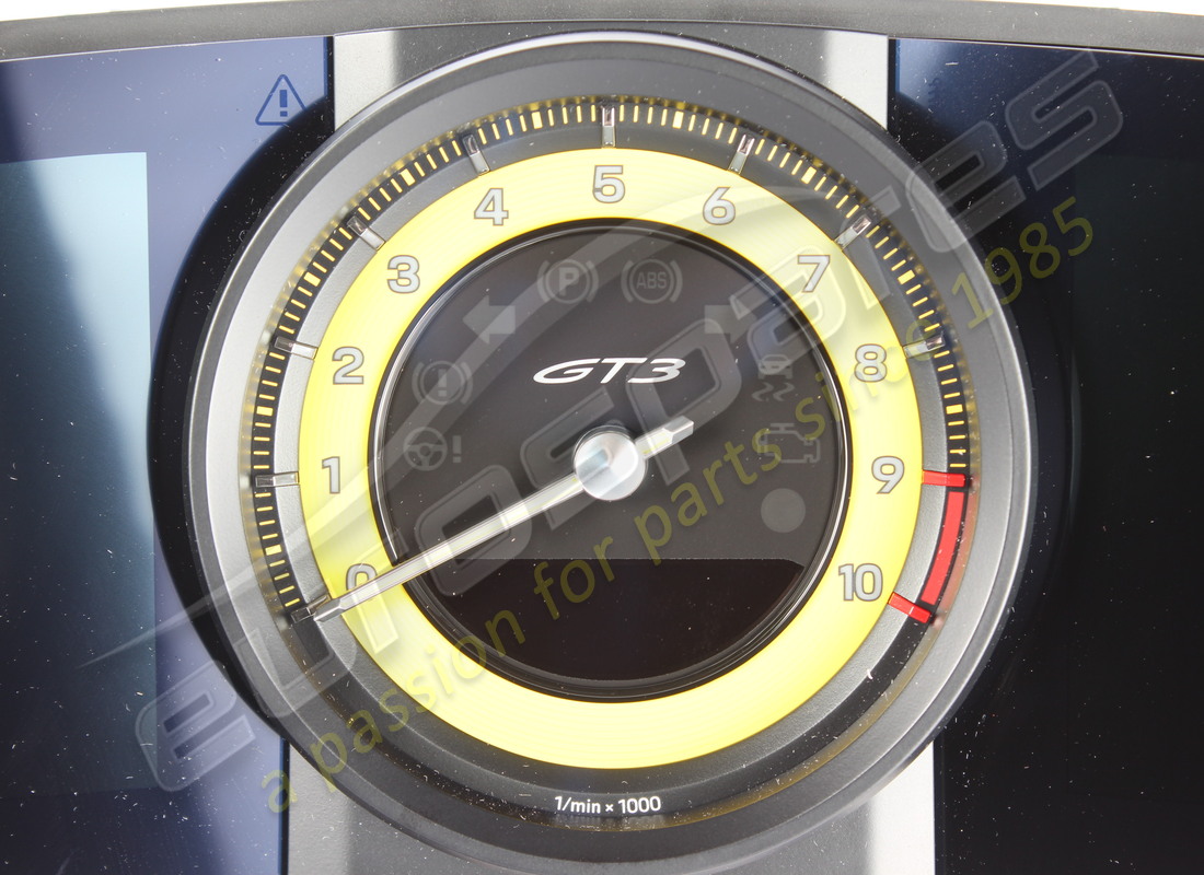 gebraucht porsche kombiinstrument racing gelb. teilenummer 9gt920830j1s1 (2)