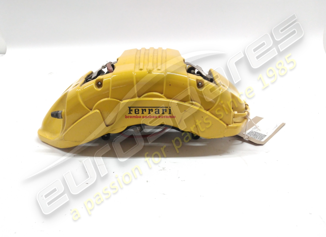 GEBRAUCHT Ferrari BREMSSATTEL KOMPLETT CARBON KERAMIK ANT.SX GIALL . TEILENUMMER 776910 (1)