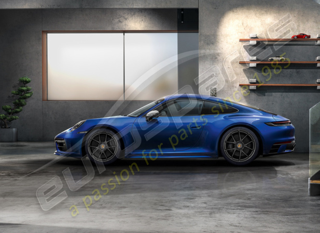 neu porsche 20/21-inch 911 carrera lightweight radsatz - schwarz seidenlängend (ohne reifen, ventil und reifendruckkontrollsystem-sensor). teilenummer 992044680mb (2)