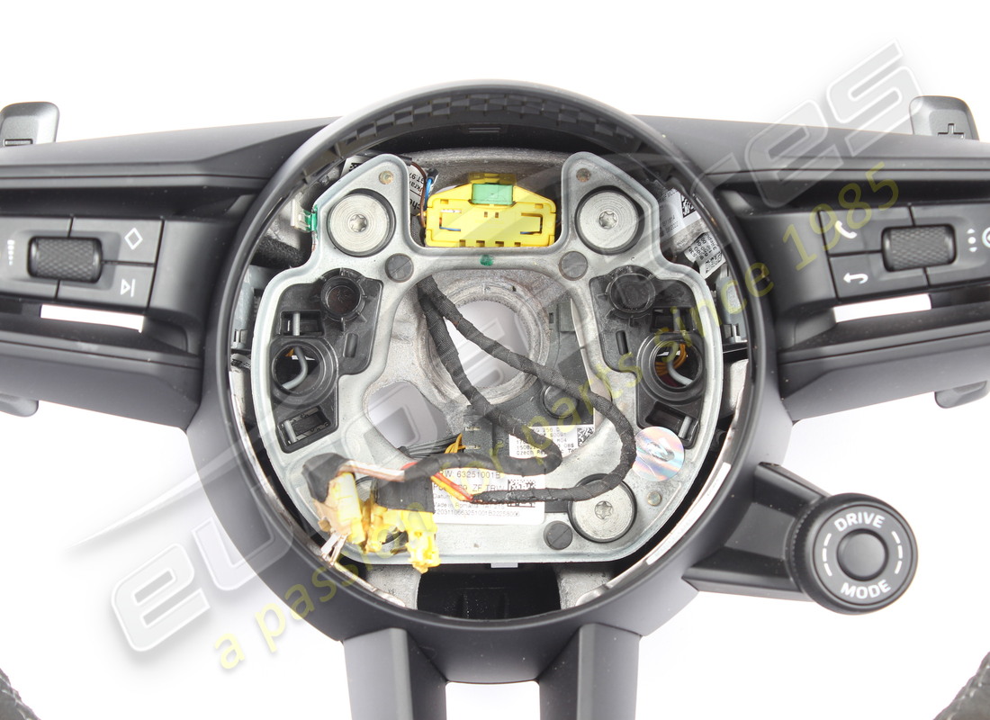 gebraucht porsche multifunktionslenkrad schwarz/silber. teilenummer 9gt419091brqa0 (4)