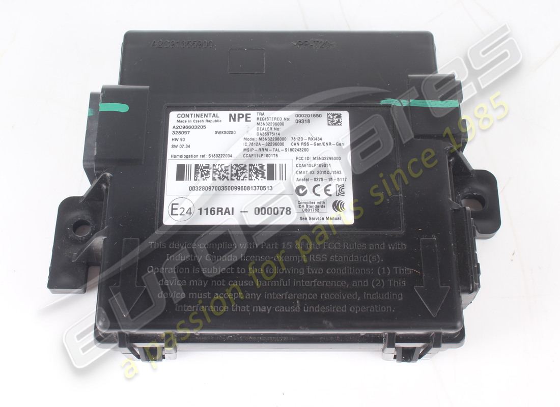 GEBRAUCHTE Ferrari PASSIVE START ECU . TEILENUMMER 328097 (1)