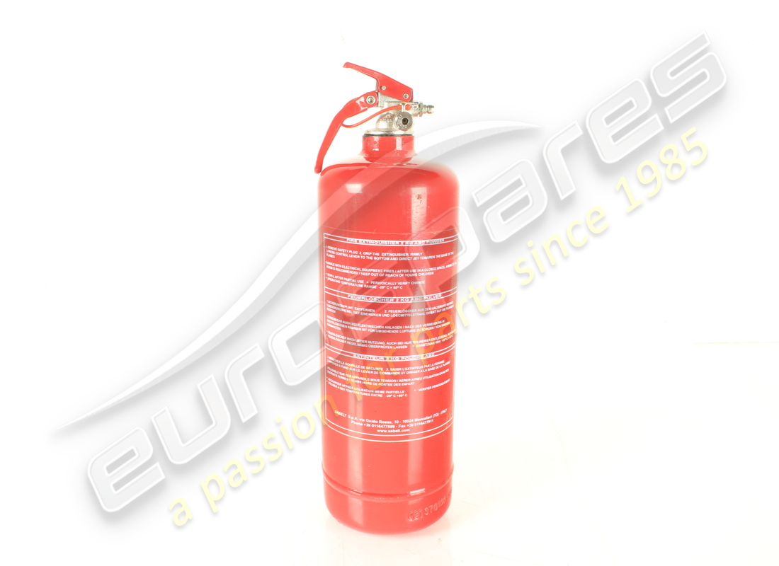 gebrauchter ferrari feuerlöscher (nur versand auf der strasse). teilenummer 83490400 (2)