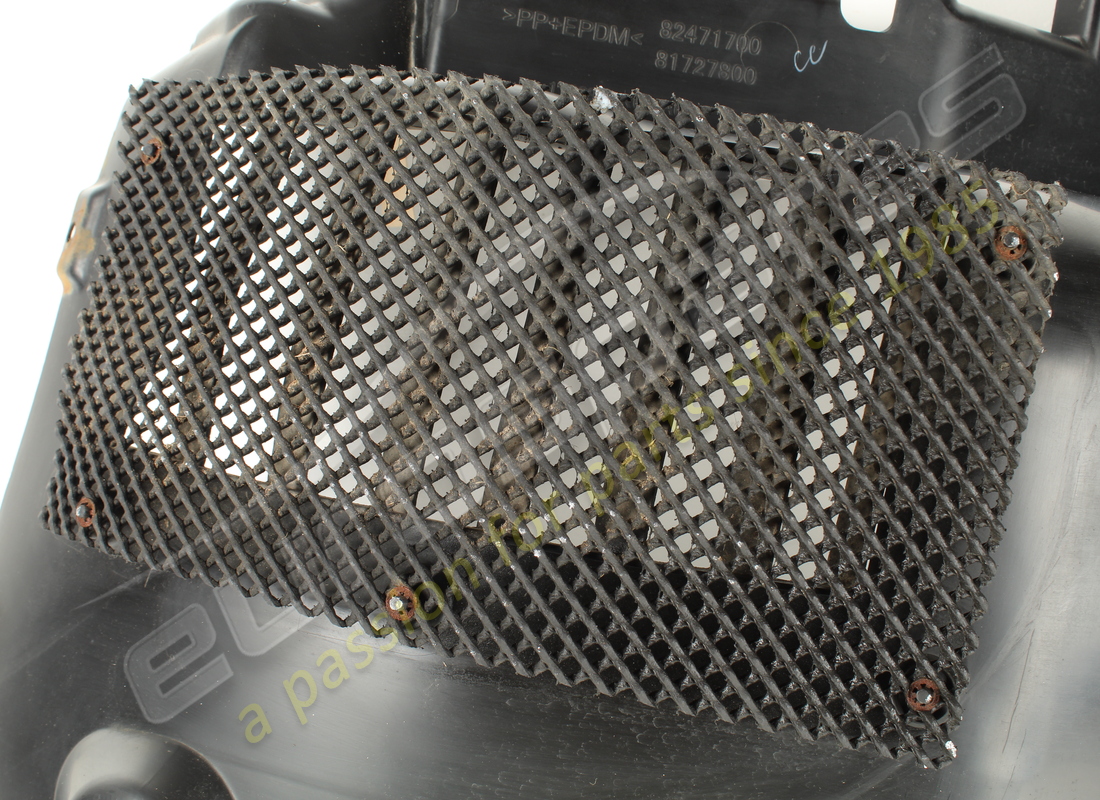 USED FERRARI LH REAR WHEELHOUSE REAR GRAVEL GUARD. PART NUMBER 82471700 (4) used ferrari lh rear wheelhouse rear gravel guard. part number 82471700 (4)