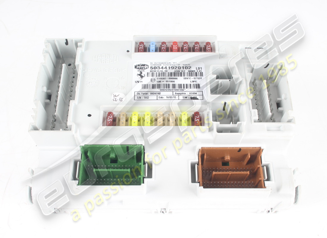 USED FERRARI NPL NODO PLANCIA. PART NUMBER 342062 (1) used ferrari npl nodo plancia. part number 342062 (1)