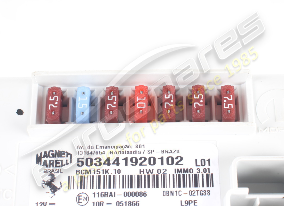 USED FERRARI NPL NODO PLANCIA. PART NUMBER 342062 (3) used ferrari npl nodo plancia. part number 342062 (3)