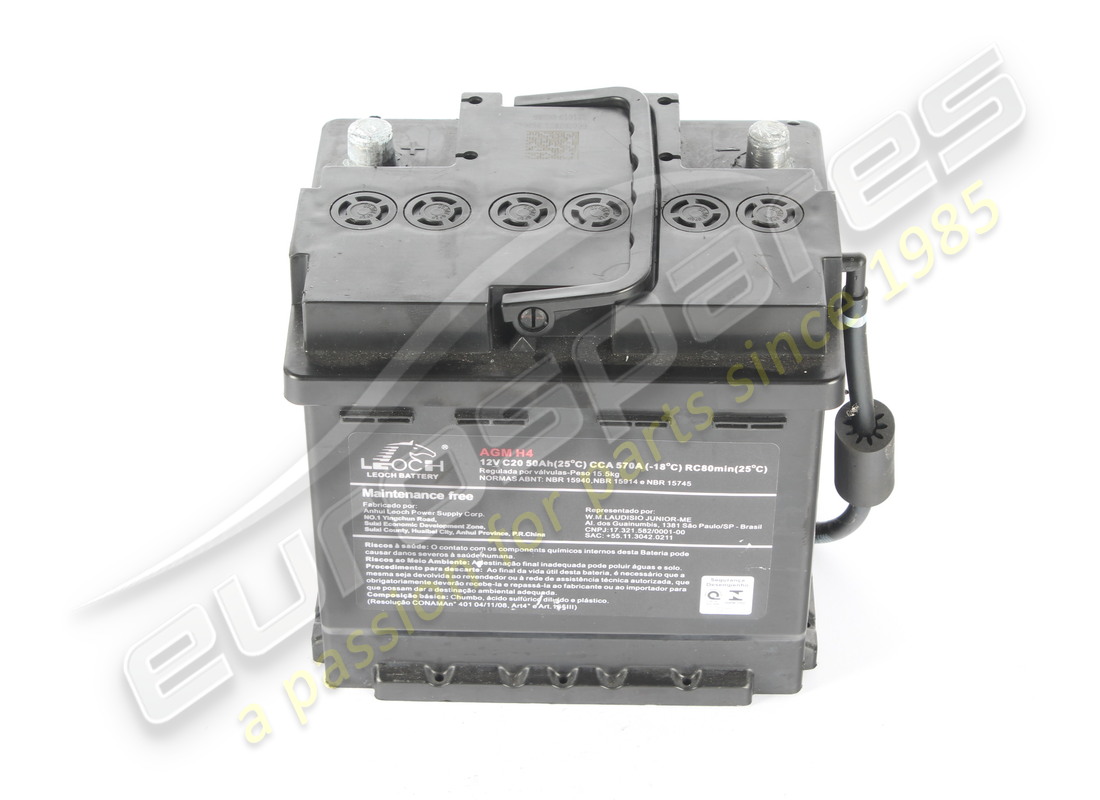 gebrauchte ferrari batterie leoch pb 50ah. teilenummer 949042 (2)