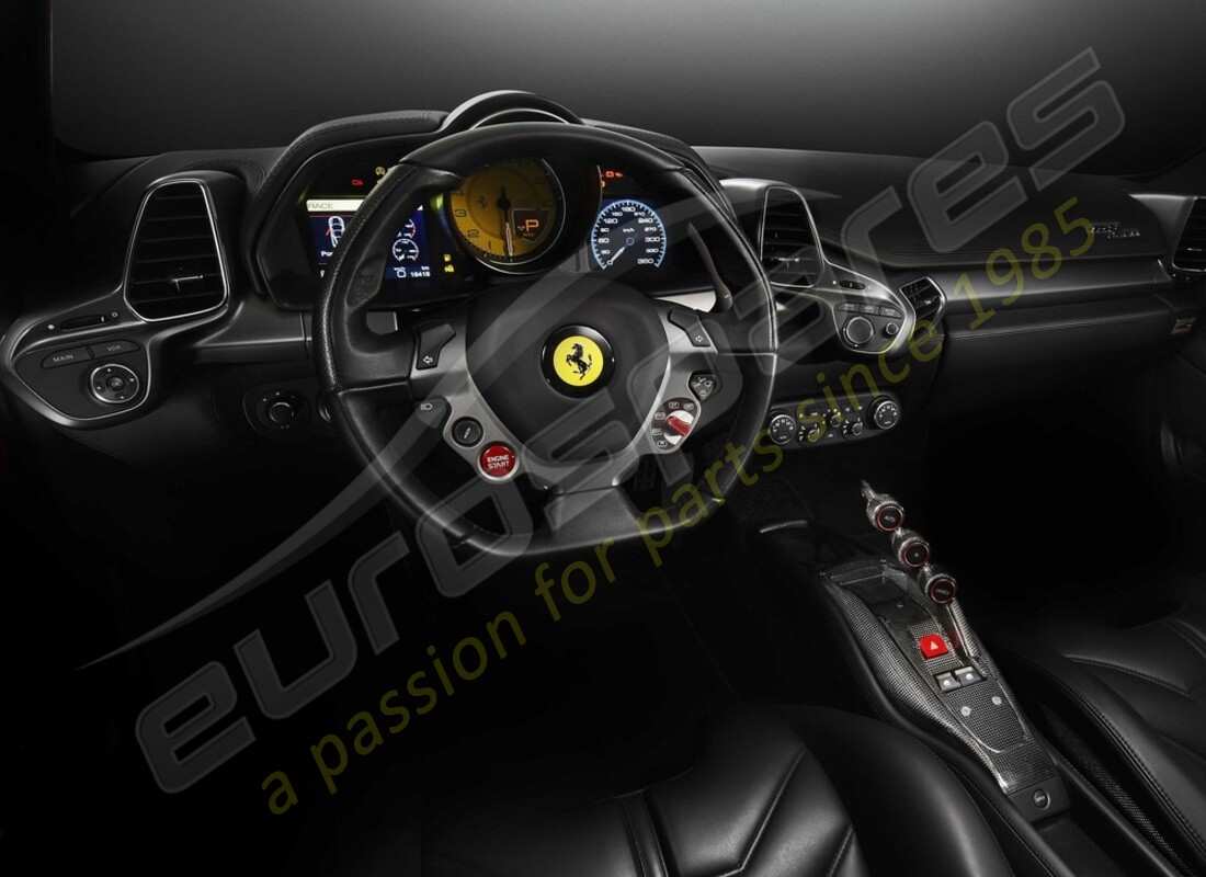 NEU Ferrari INNENRAUM-ARMATURENTAFEL-KIT AUS KOHLEFASER. TEILENUMMER 70001927 (1)