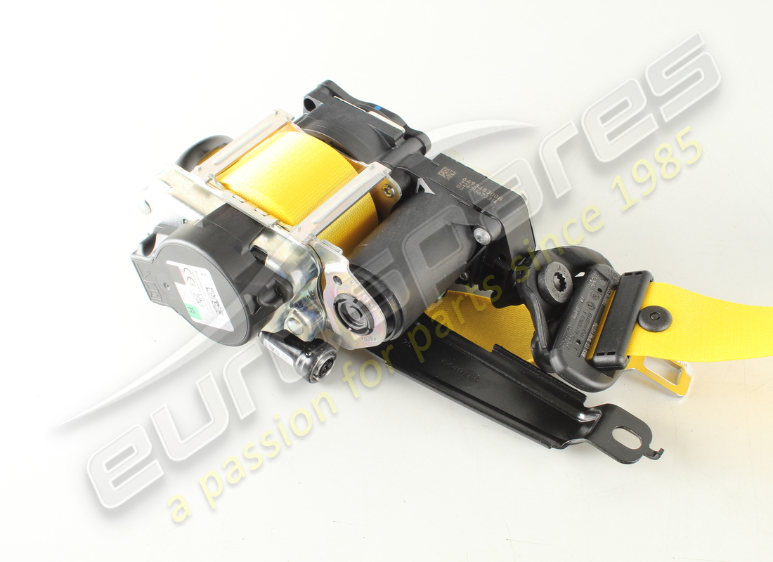 NEUER PORSCHE DREI-PUNKT-SICHERHEITSGURT, RENNSPORTGELB. TEILENUMMER 992857706AL1S1 (2) neuer porsche drei-punkt-sicherheitsgurt, rennsportgelb. teilenummer 992857706al1s1 (2)