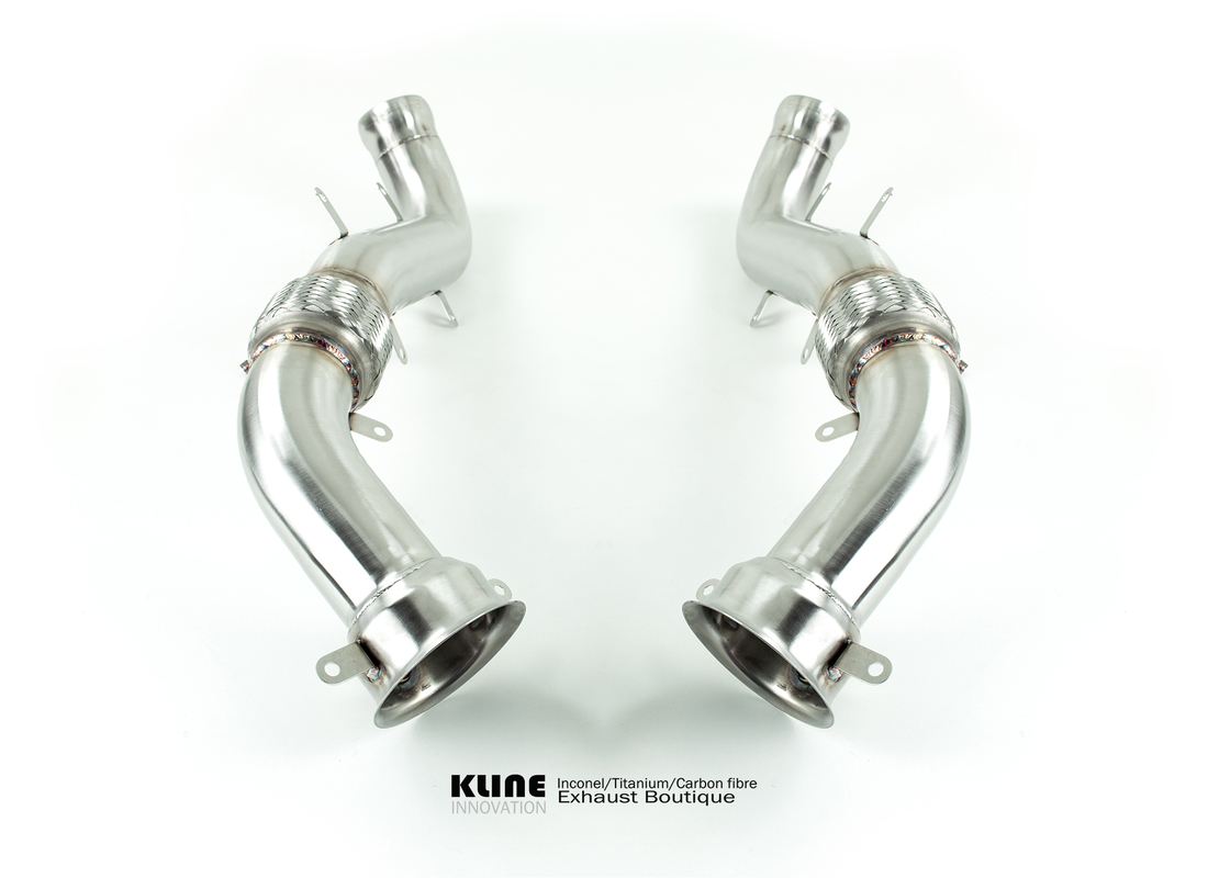 neu kline innovation mclaren mp4-12c decat cat rohrsatz - inconel. teilenummer klmc12cdecatcsinc (1)
