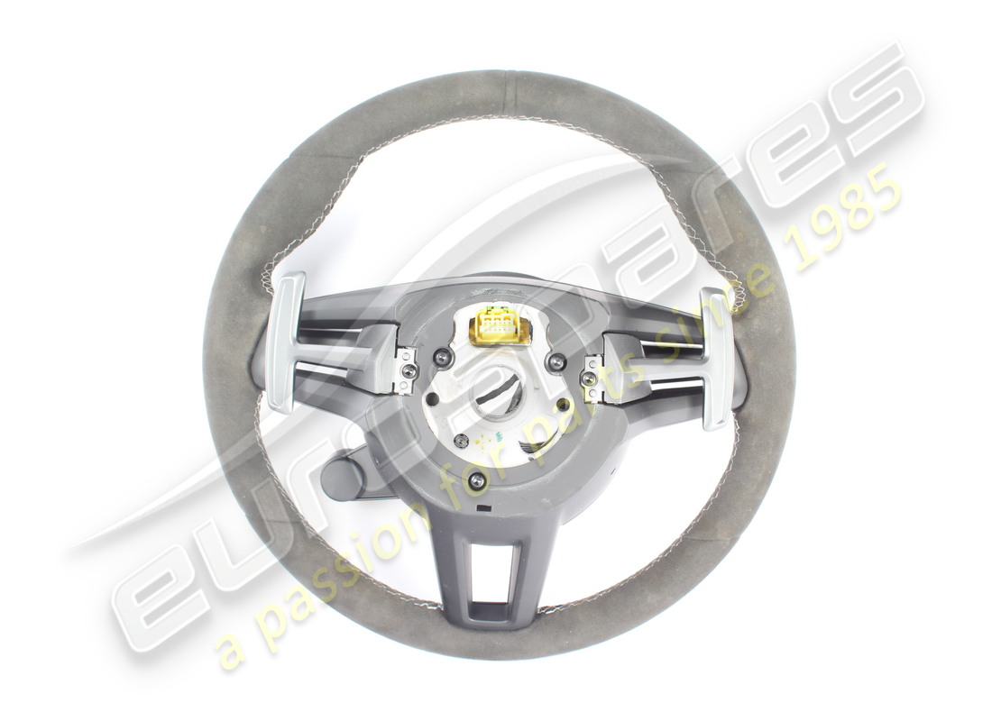 gebraucht porsche multifunktionslenkrad schwarz/silber. teilenummer 9gt419091brqa0 (7)