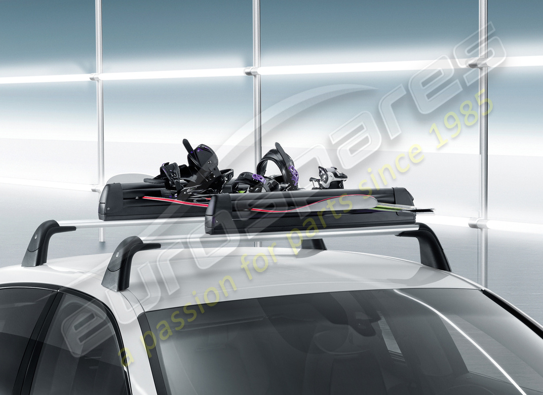 neuer porsche skiträger/snowboardhalter. teilenummer 95b044830 (10)